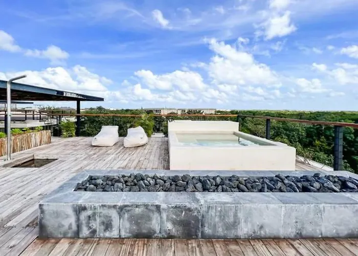 Gated 2br With Rooftop Pool * Tulum