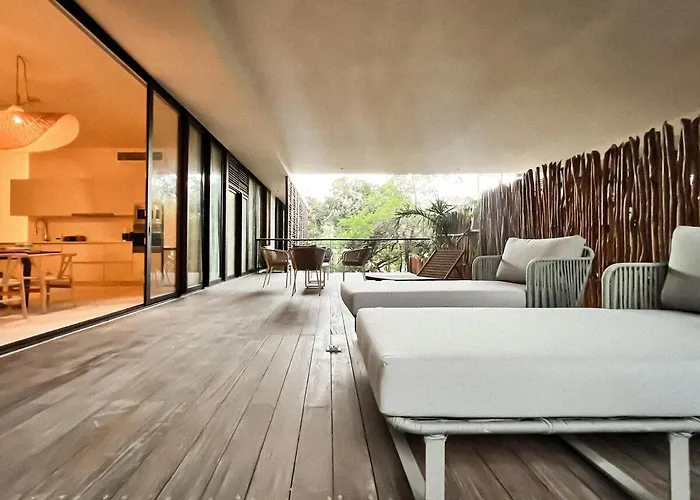 Gated 2br With Rooftop Pool * Tulum